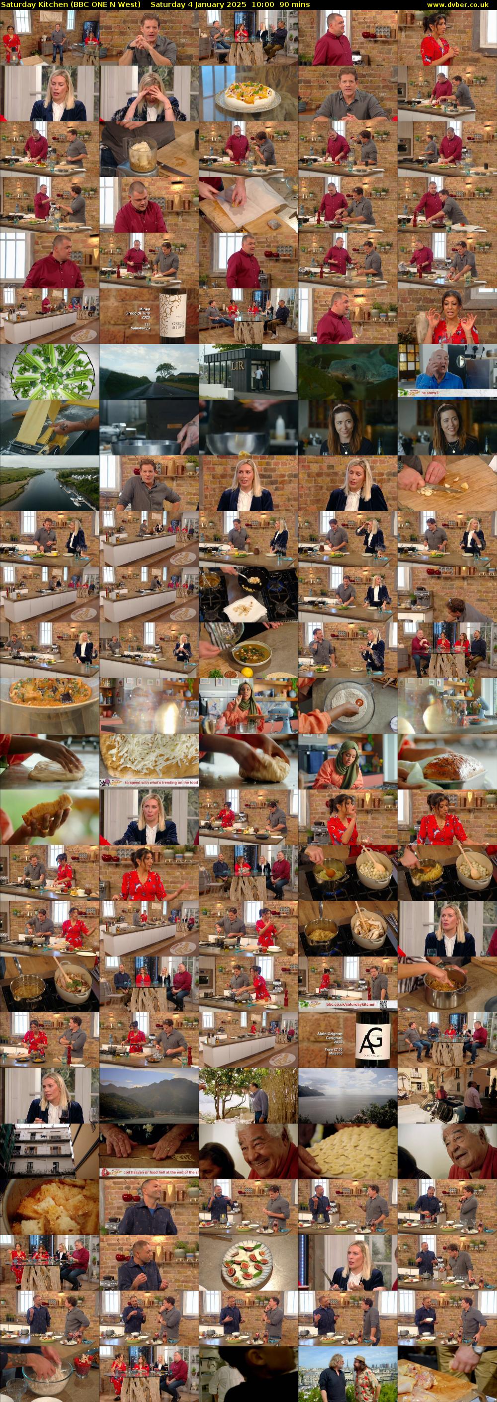 Saturday Kitchen (BBC ONE N West) Saturday 4 January 2025 10:00 - 11:30