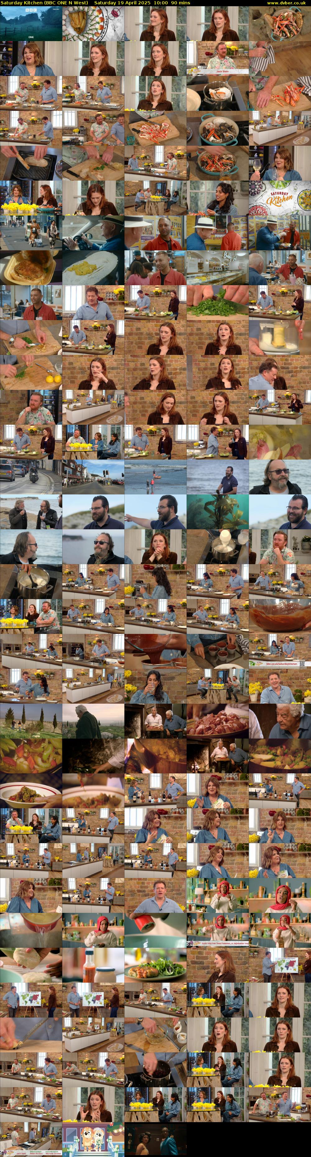 Saturday Kitchen (BBC ONE N West) Saturday 19 April 2025 10:00 - 11:30