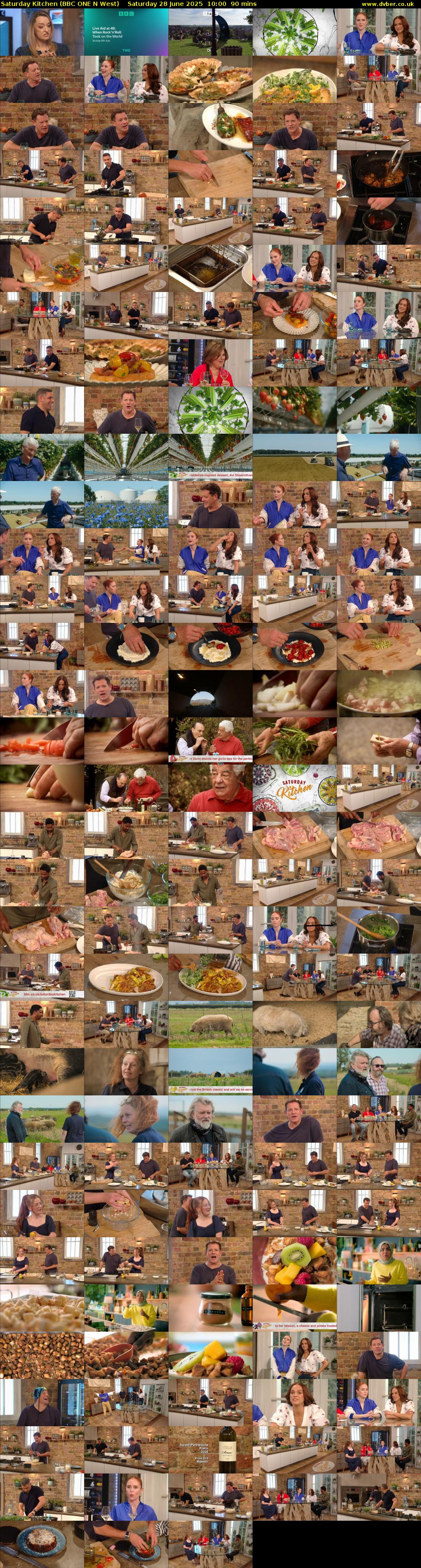 Saturday Kitchen (BBC ONE N West) Saturday 28 June 2025 10:00 - 11:30