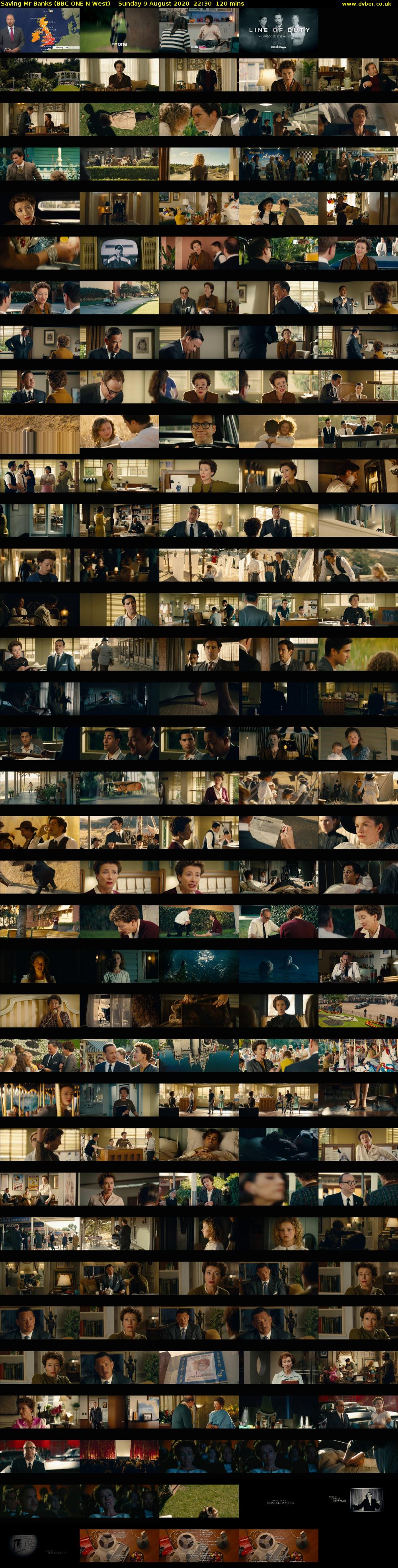Saving Mr Banks (BBC ONE N West) Sunday 9 August 2020 22:30 - 00:30