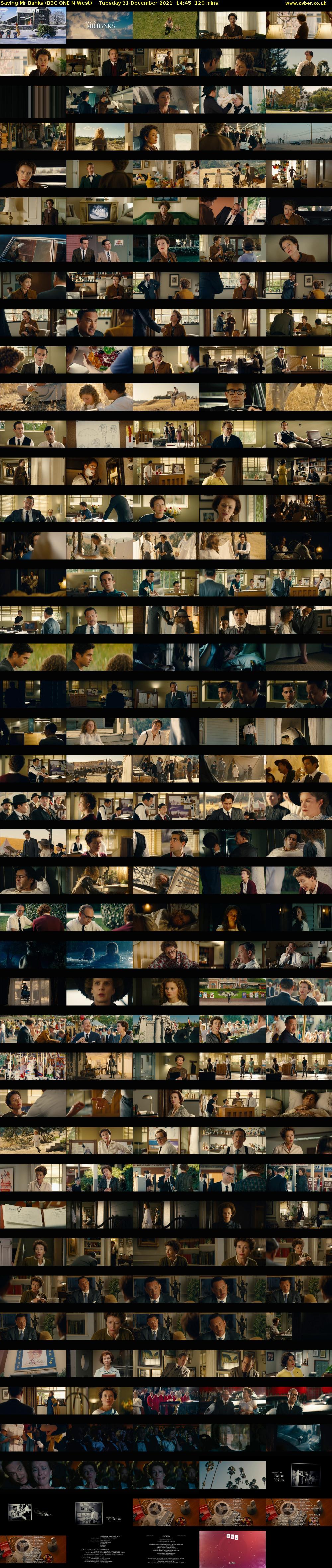 Saving Mr Banks (BBC ONE N West) Tuesday 21 December 2021 14:45 - 16:45