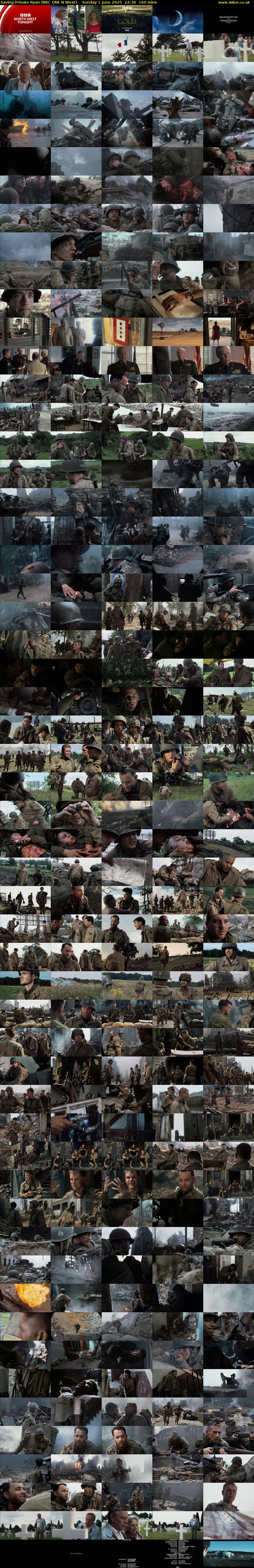 Saving Private Ryan (BBC ONE N West) Sunday 1 June 2025 22:30 - 01:10