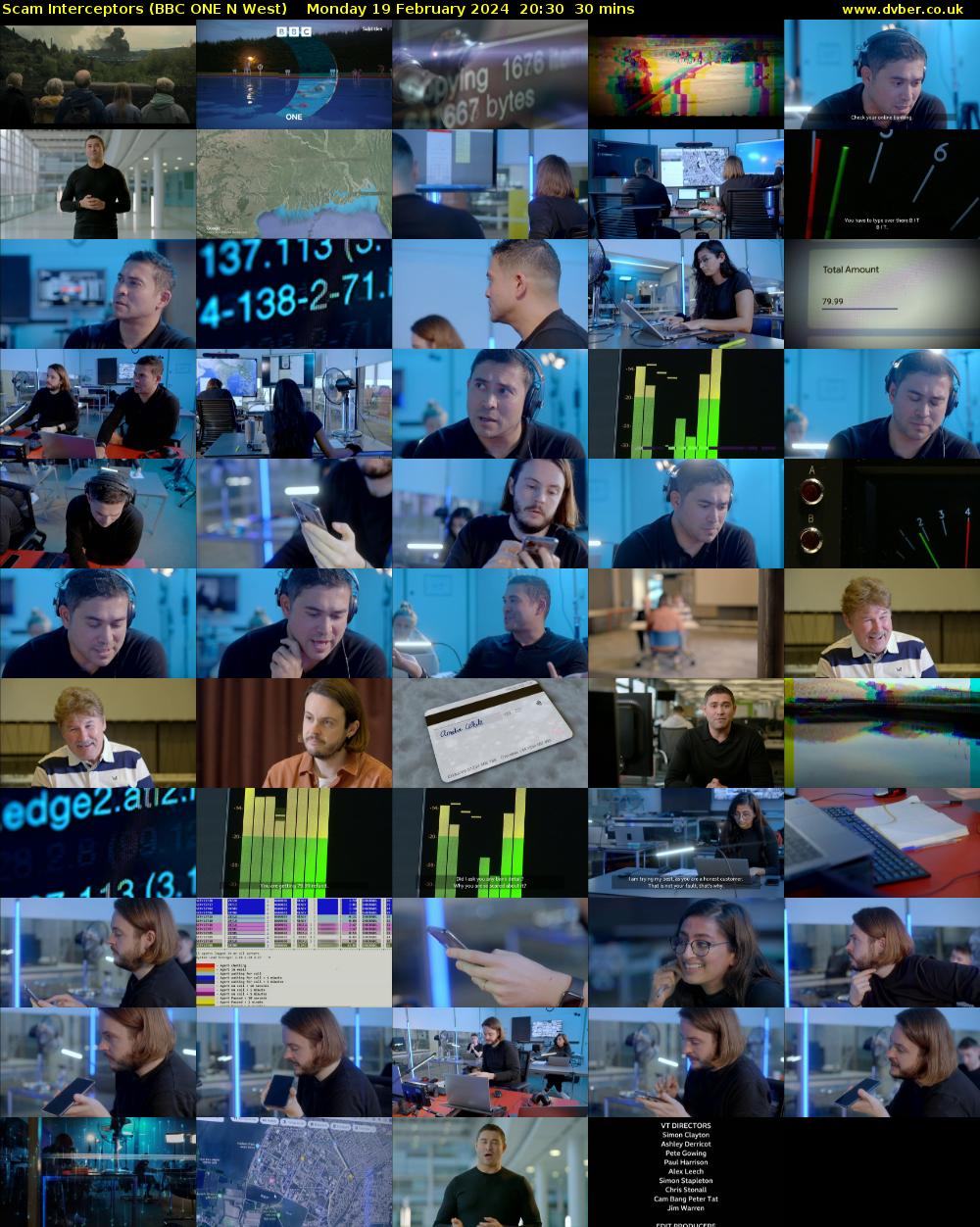 Scam Interceptors (BBC ONE N West) Monday 19 February 2024 20:30 - 21:00