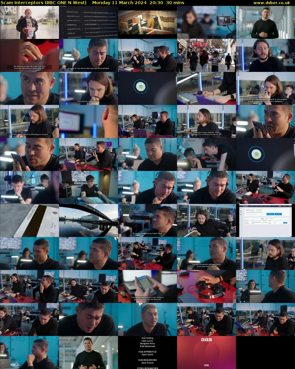 Scam Interceptors (BBC ONE N West) Monday 11 March 2024 20:30 - 21:00