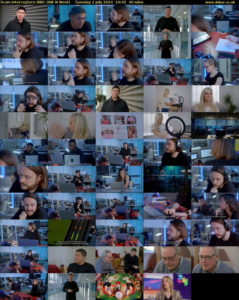 Scam Interceptors (BBC ONE N West) Tuesday 2 July 2024 10:45 - 11:15