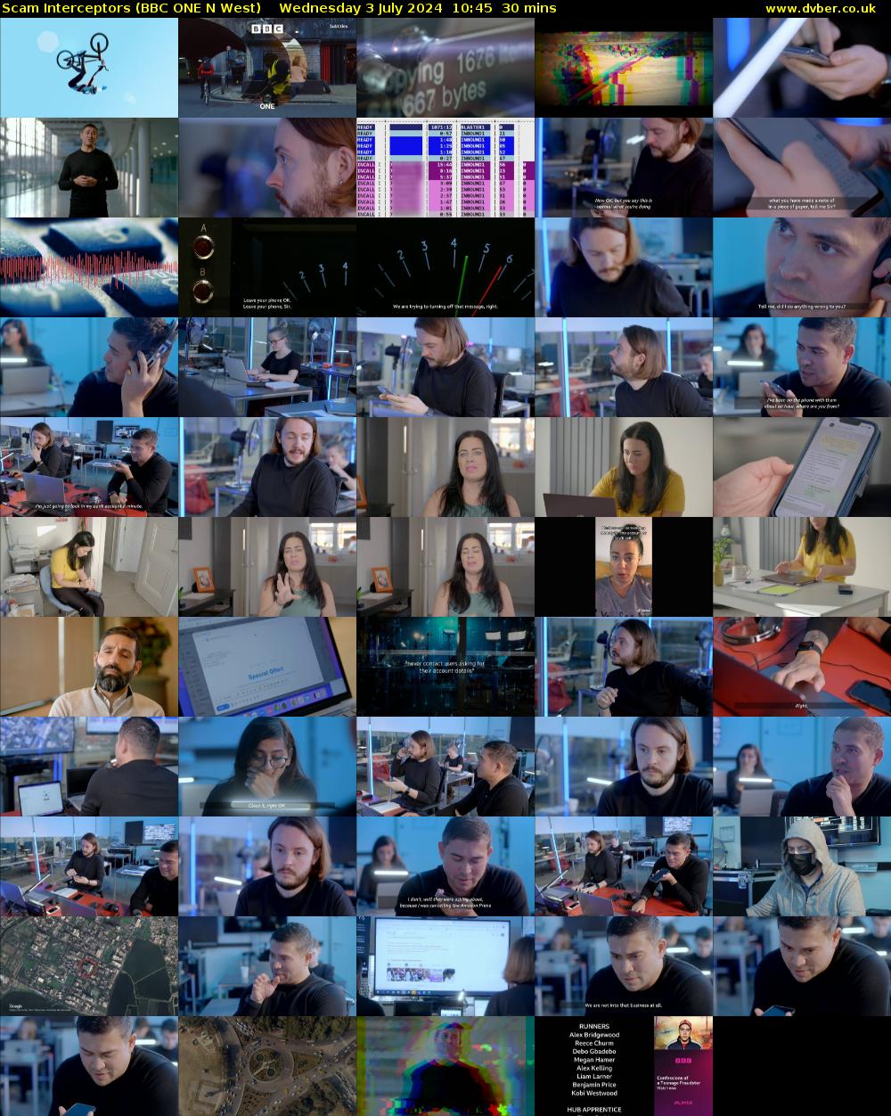Scam Interceptors (BBC ONE N West) Wednesday 3 July 2024 10:45 - 11:15