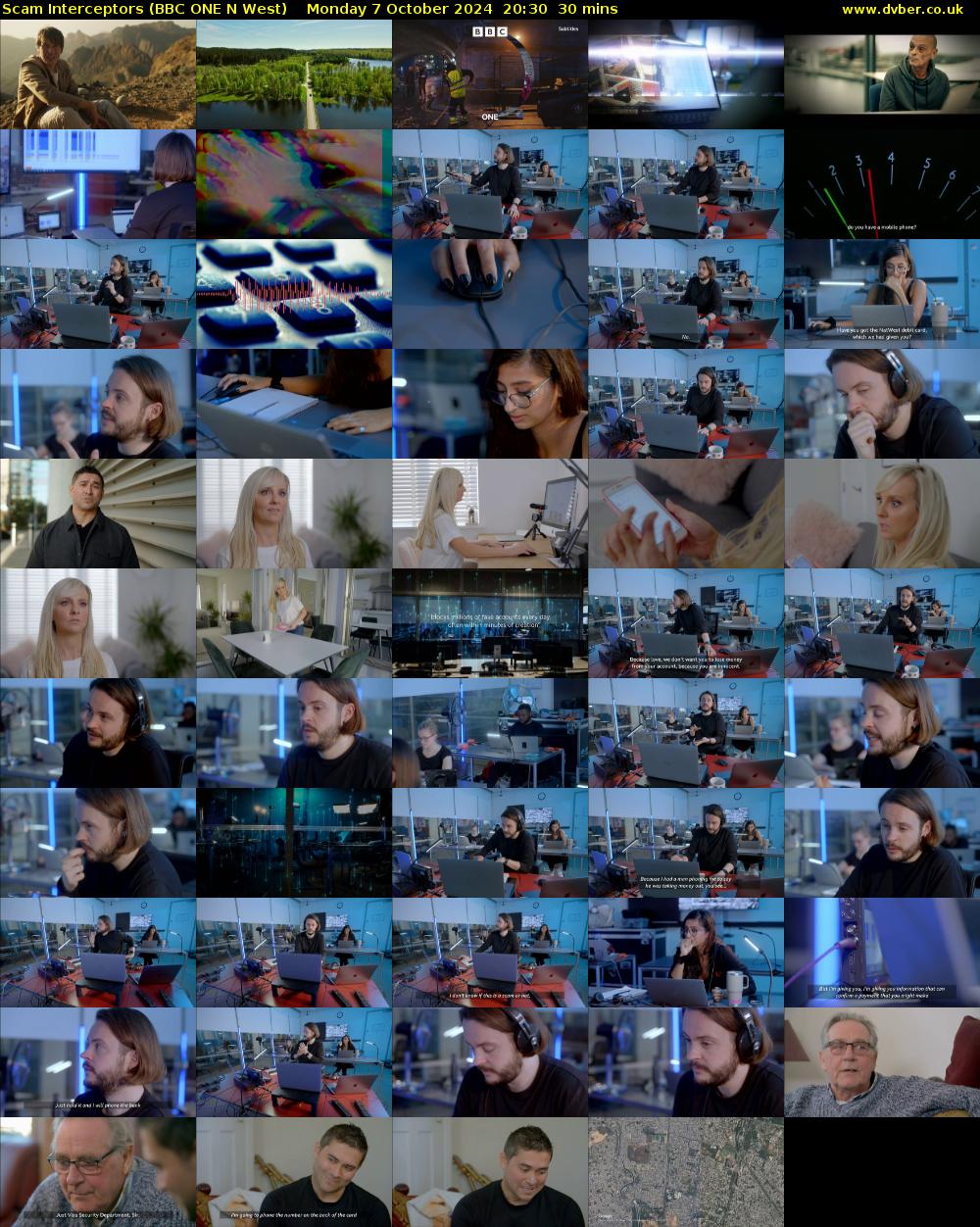 Scam Interceptors (BBC ONE N West) Monday 7 October 2024 20:30 - 21:00