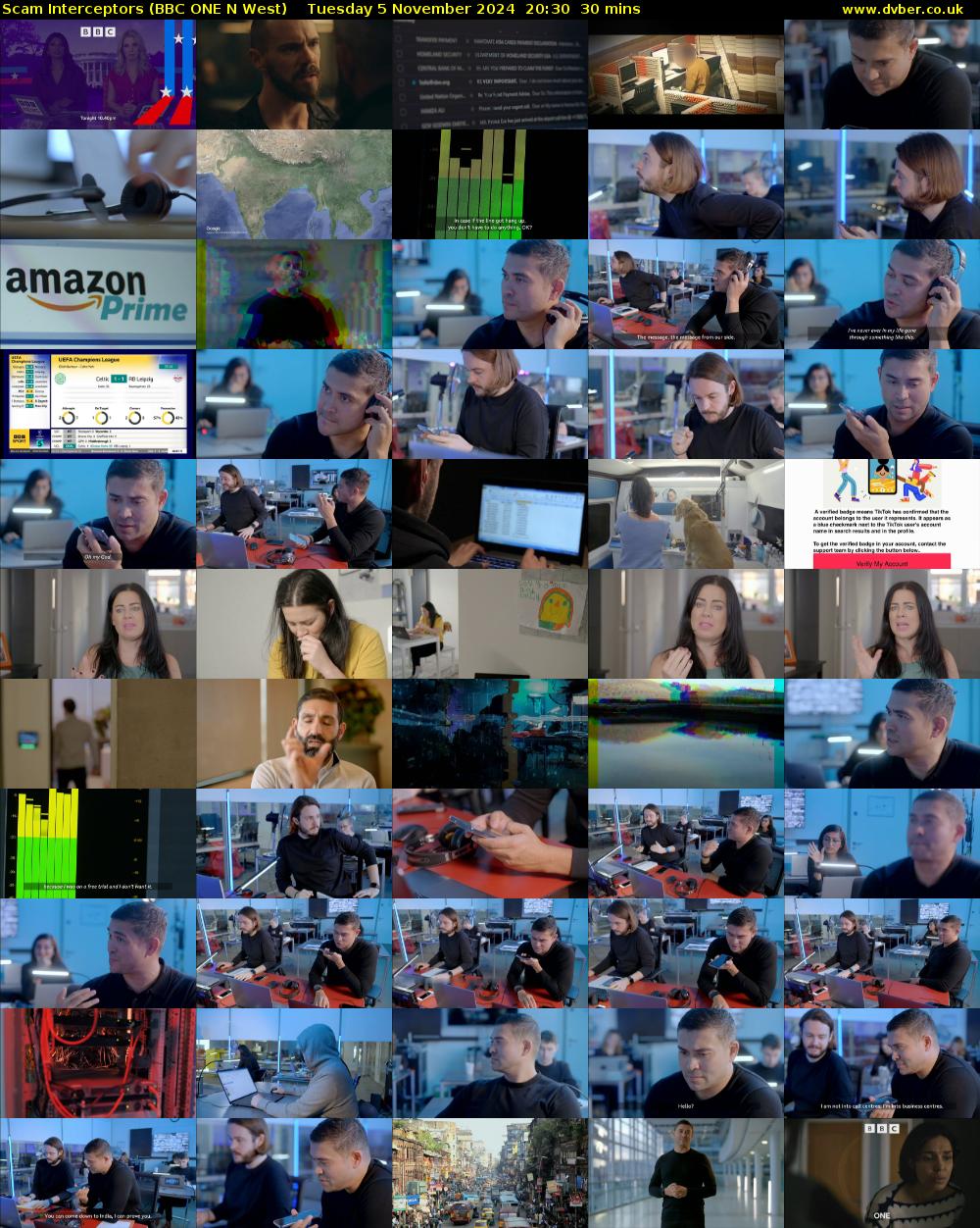 Scam Interceptors (BBC ONE N West) Tuesday 5 November 2024 20:30 - 21:00