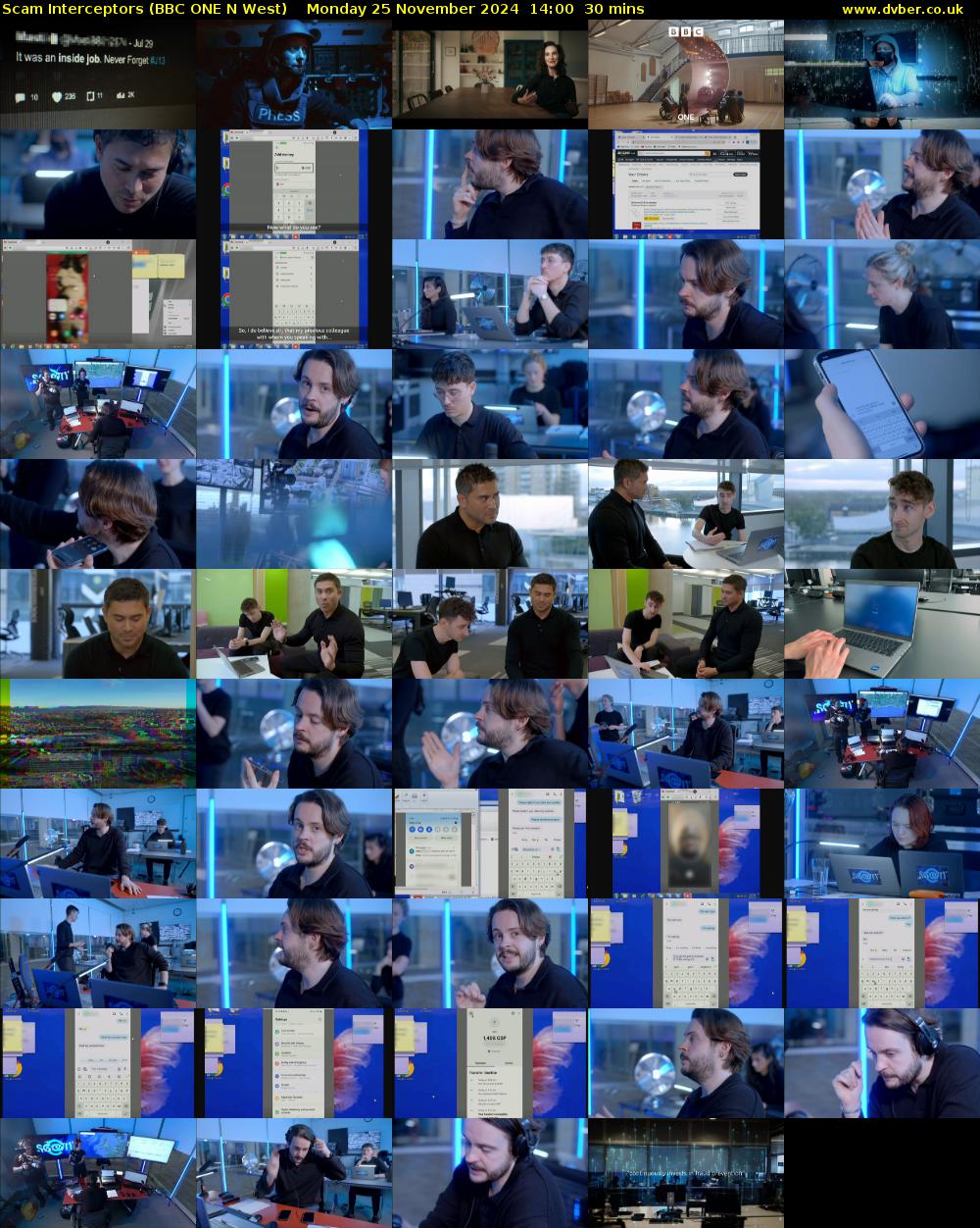 Scam Interceptors (BBC ONE N West) Monday 25 November 2024 14:00 - 14:30