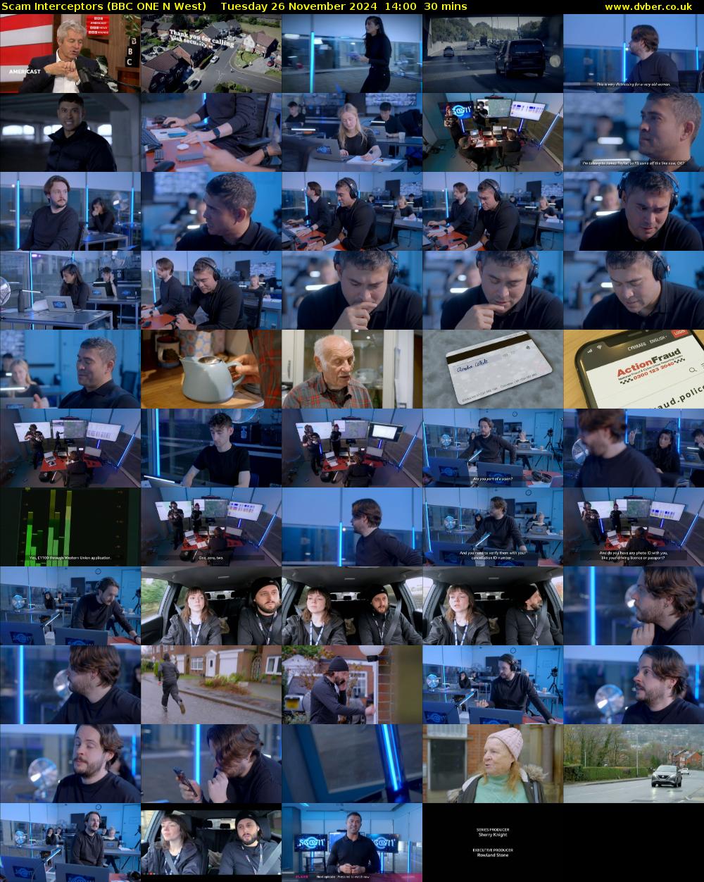Scam Interceptors (BBC ONE N West) Tuesday 26 November 2024 14:00 - 14:30