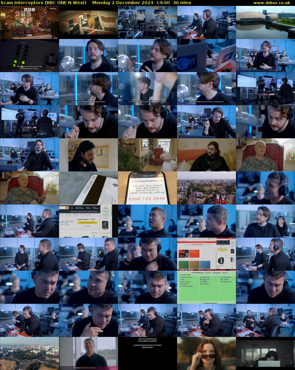 Scam Interceptors (BBC ONE N West) Monday 2 December 2024 14:00 - 14:30