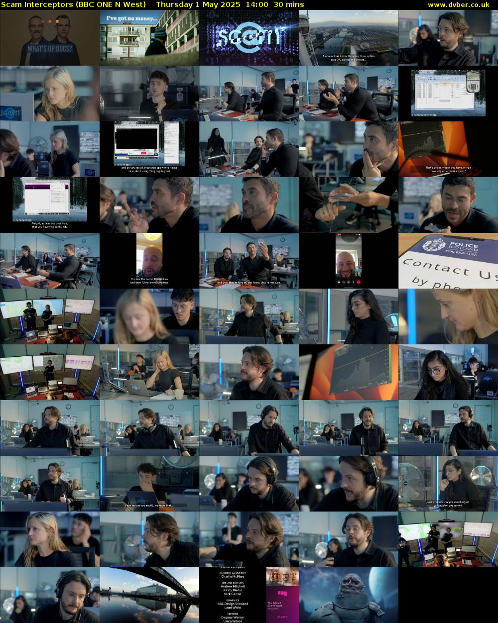 Scam Interceptors (BBC ONE N West) Thursday 1 May 2025 14:00 - 14:30