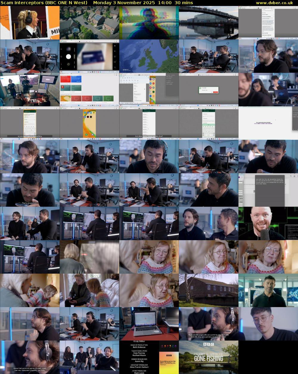 Scam Interceptors (BBC ONE N West) Monday 3 November 2025 14:00 - 14:30