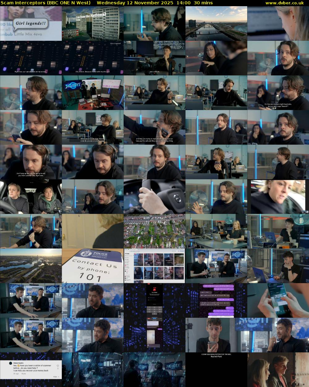 Scam Interceptors (BBC ONE N West) Wednesday 12 November 2025 14:00 - 14:30