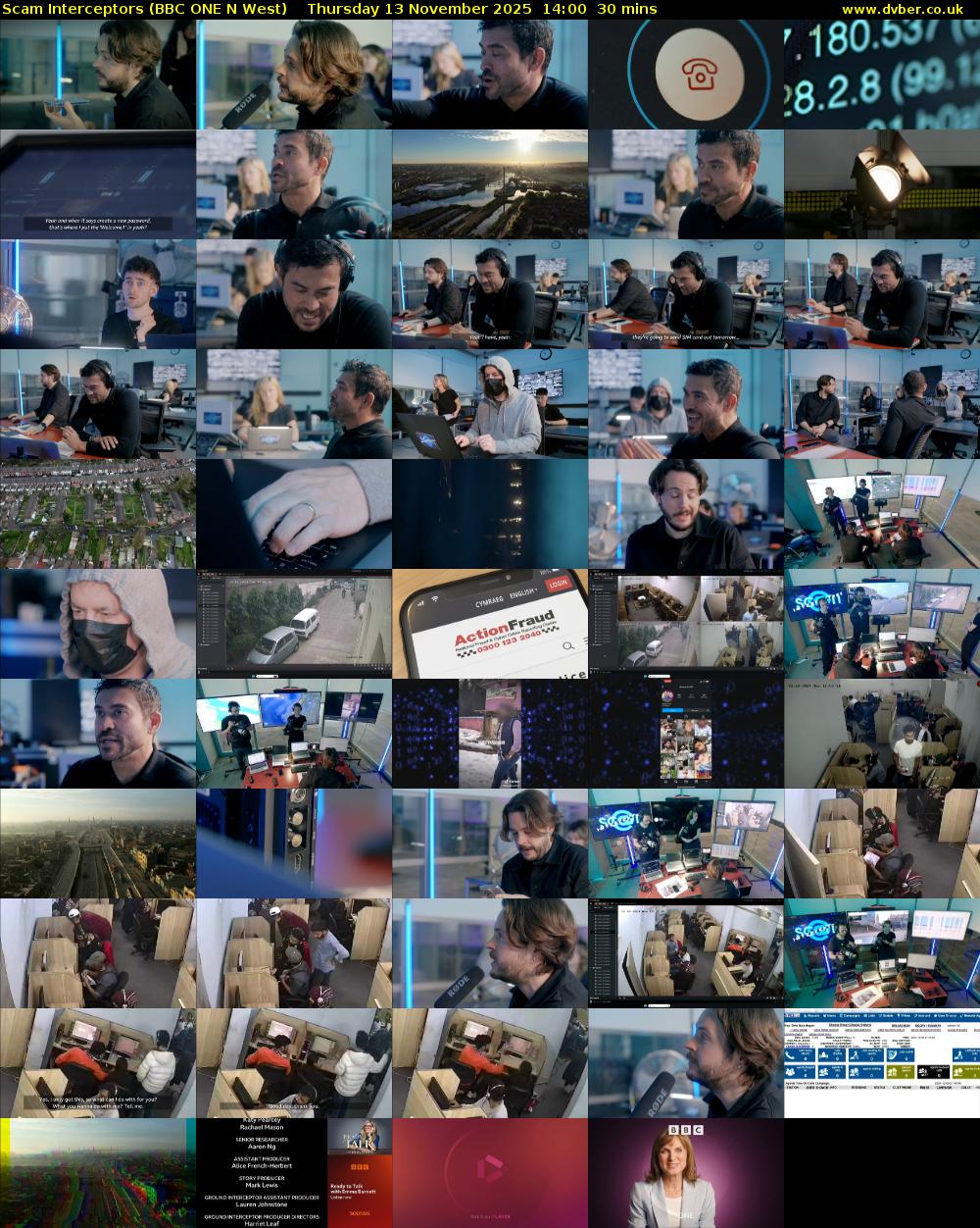 Scam Interceptors (BBC ONE N West) Thursday 13 November 2025 14:00 - 14:30