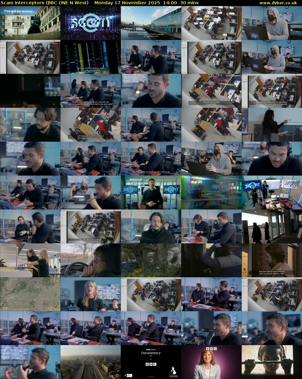 Scam Interceptors (BBC ONE N West) Monday 17 November 2025 14:00 - 14:30