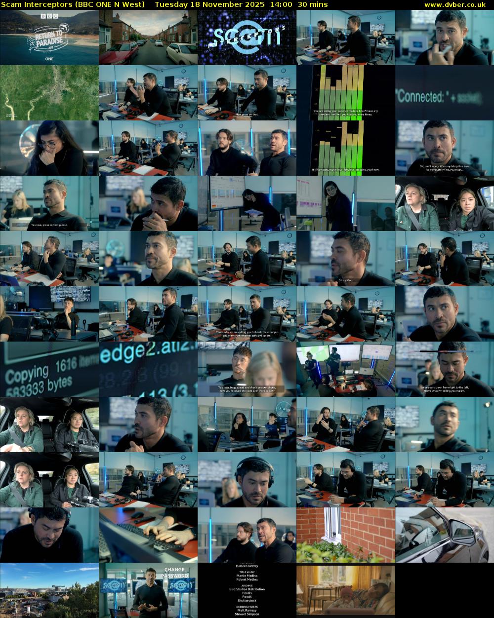 Scam Interceptors (BBC ONE N West) Tuesday 18 November 2025 14:00 - 14:30
