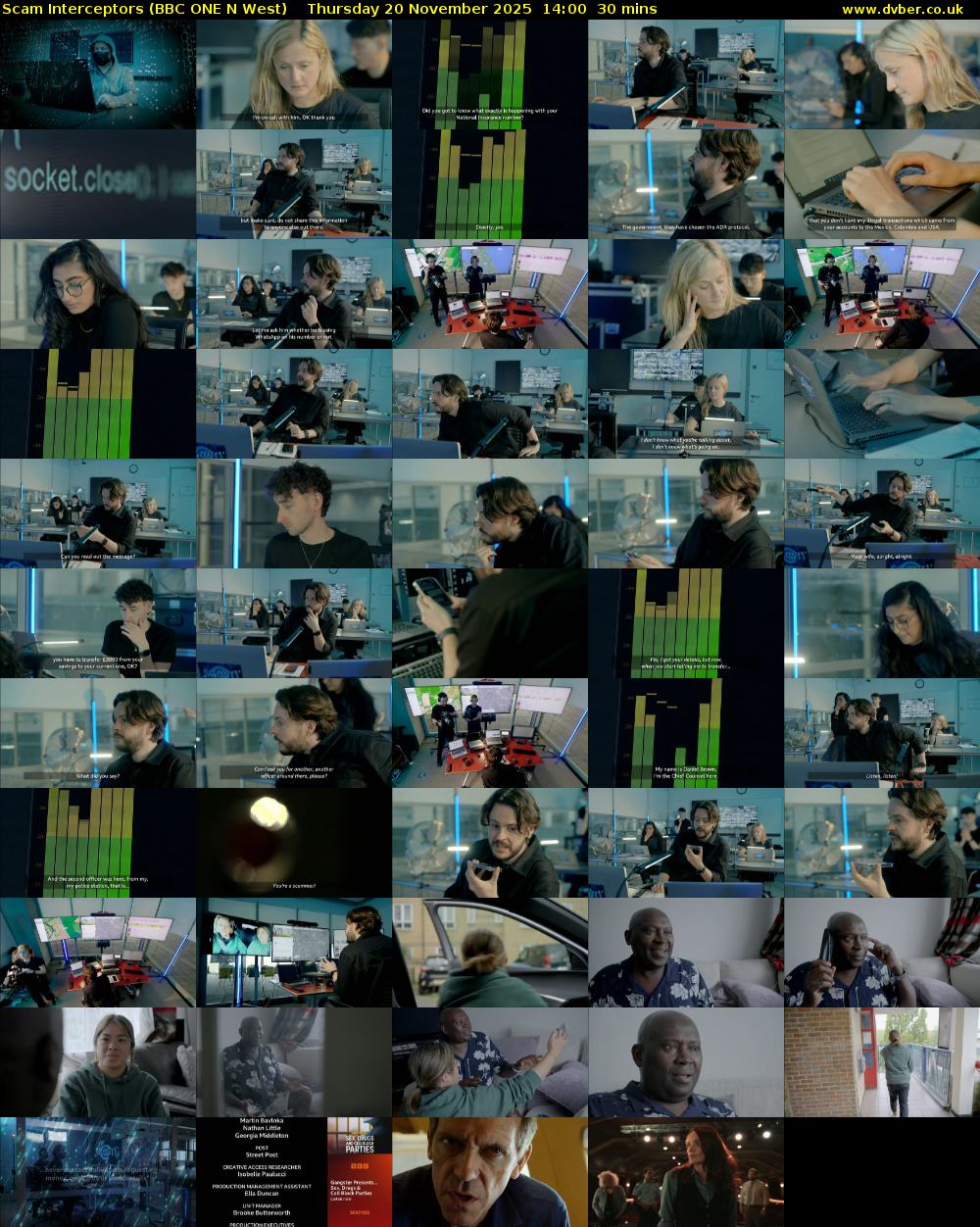 Scam Interceptors (BBC ONE N West) Thursday 20 November 2025 14:00 - 14:30
