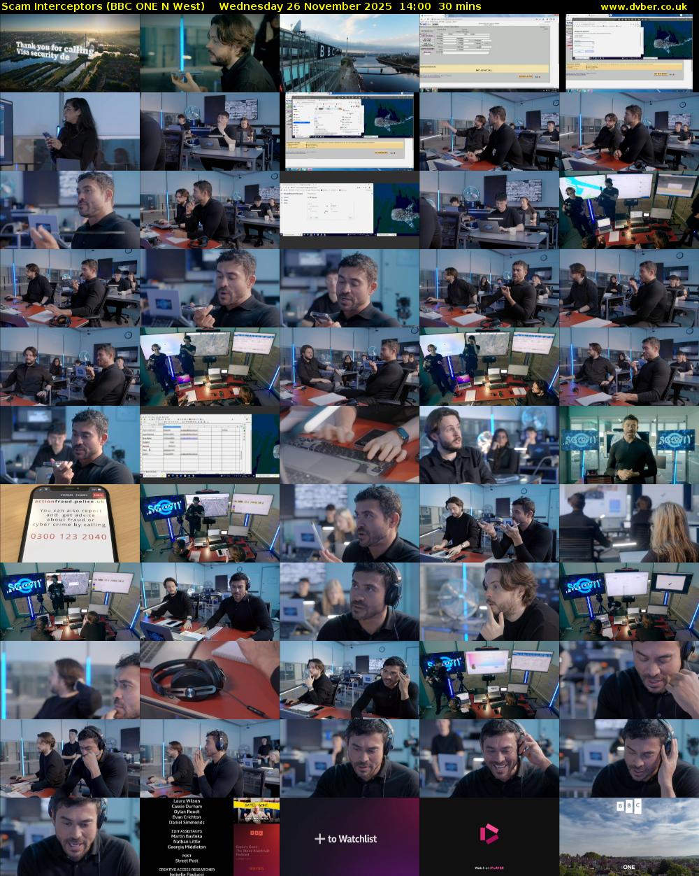 Scam Interceptors (BBC ONE N West) Wednesday 26 November 2025 14:00 - 14:30