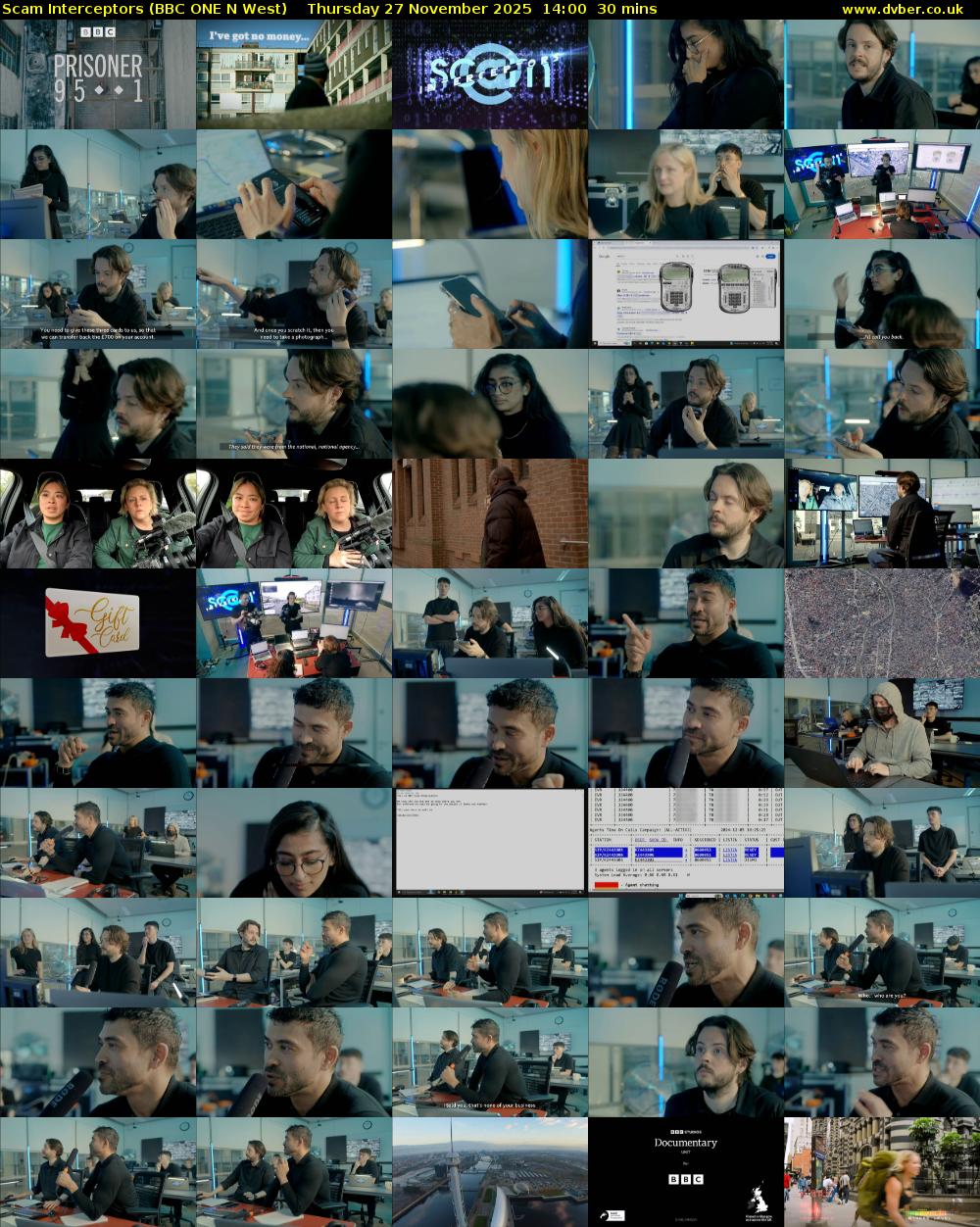Scam Interceptors (BBC ONE N West) Thursday 27 November 2025 14:00 - 14:30
