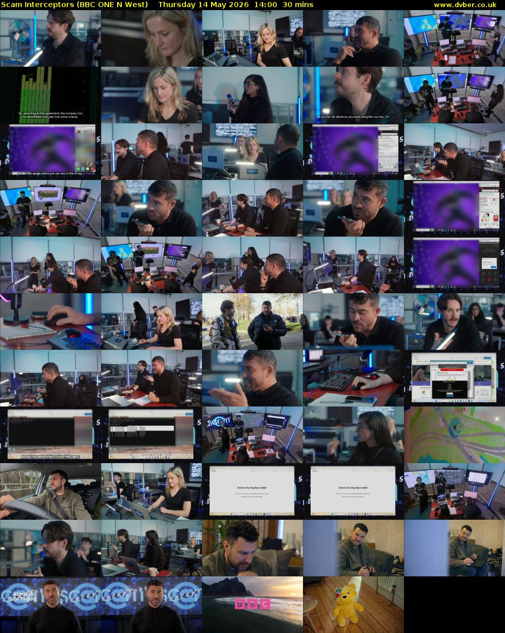 Scam Interceptors (BBC ONE N West) Thursday 14 May 2026 14:00 - 14:30