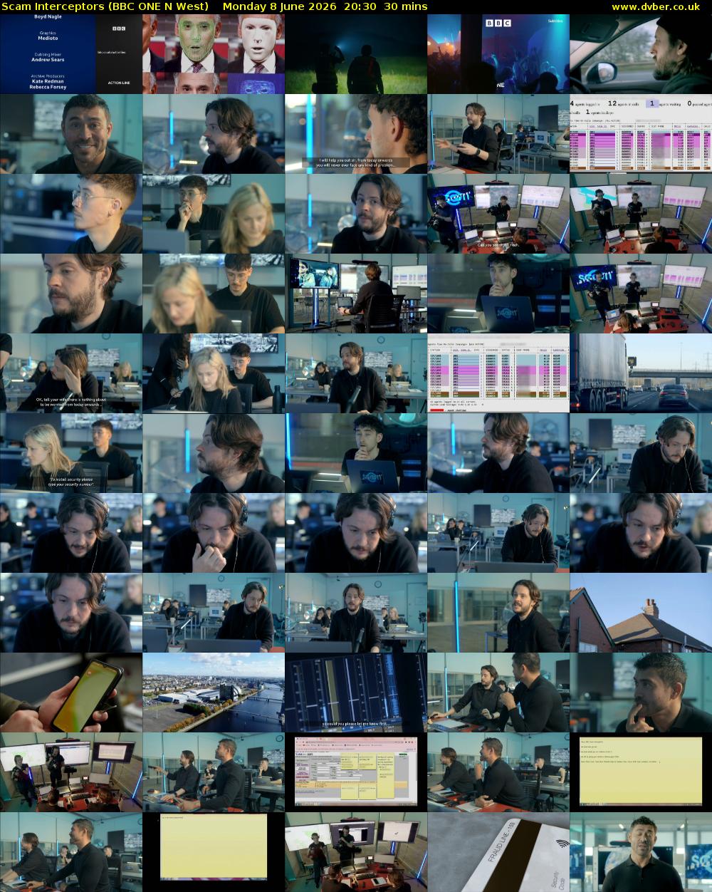 Scam Interceptors (BBC ONE N West) Monday 8 June 2026 20:30 - 21:00