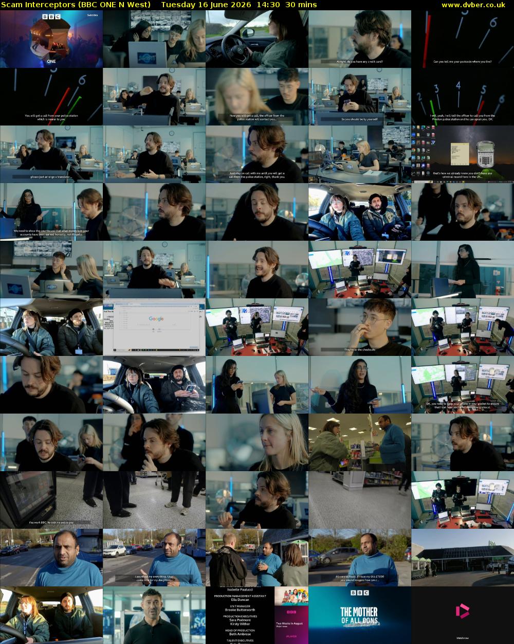 Scam Interceptors (BBC ONE N West) Tuesday 16 June 2026 14:30 - 15:00