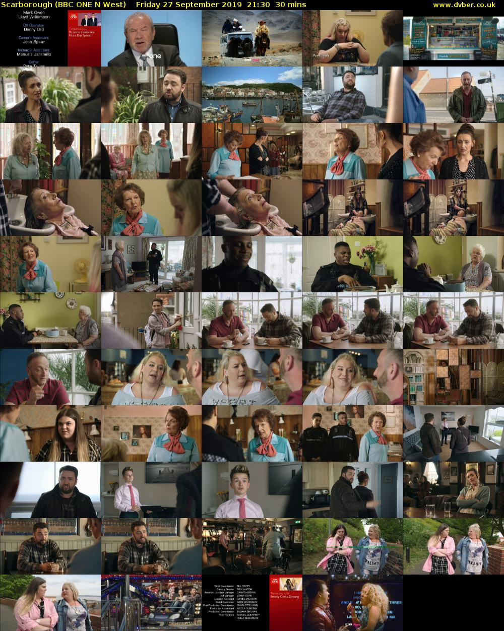 Scarborough (BBC ONE N West) Friday 27 September 2019 21:30 - 22:00