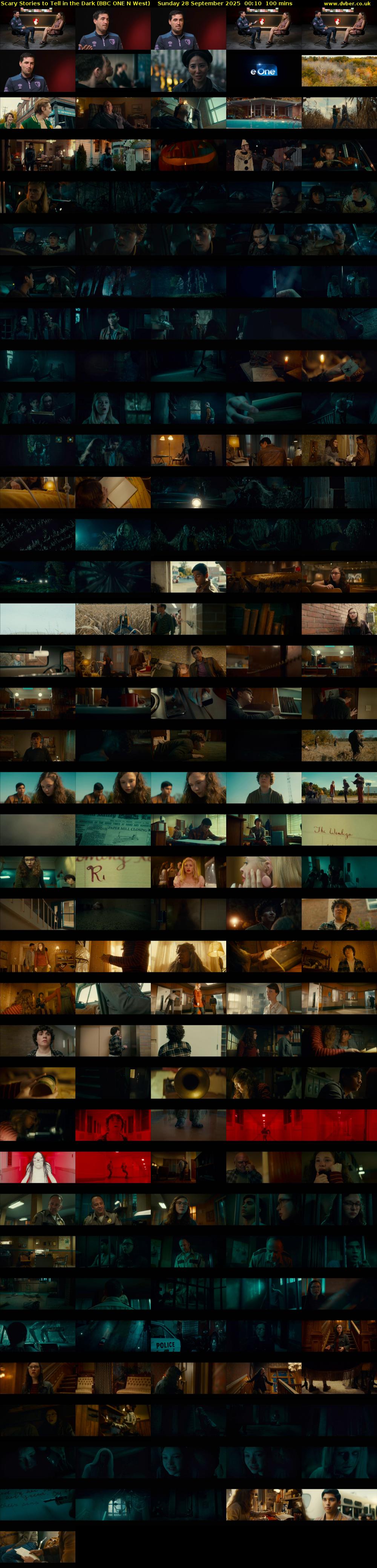 Scary Stories to Tell in the Dark (BBC ONE N West) Sunday 28 September 2025 00:10 - 01:50