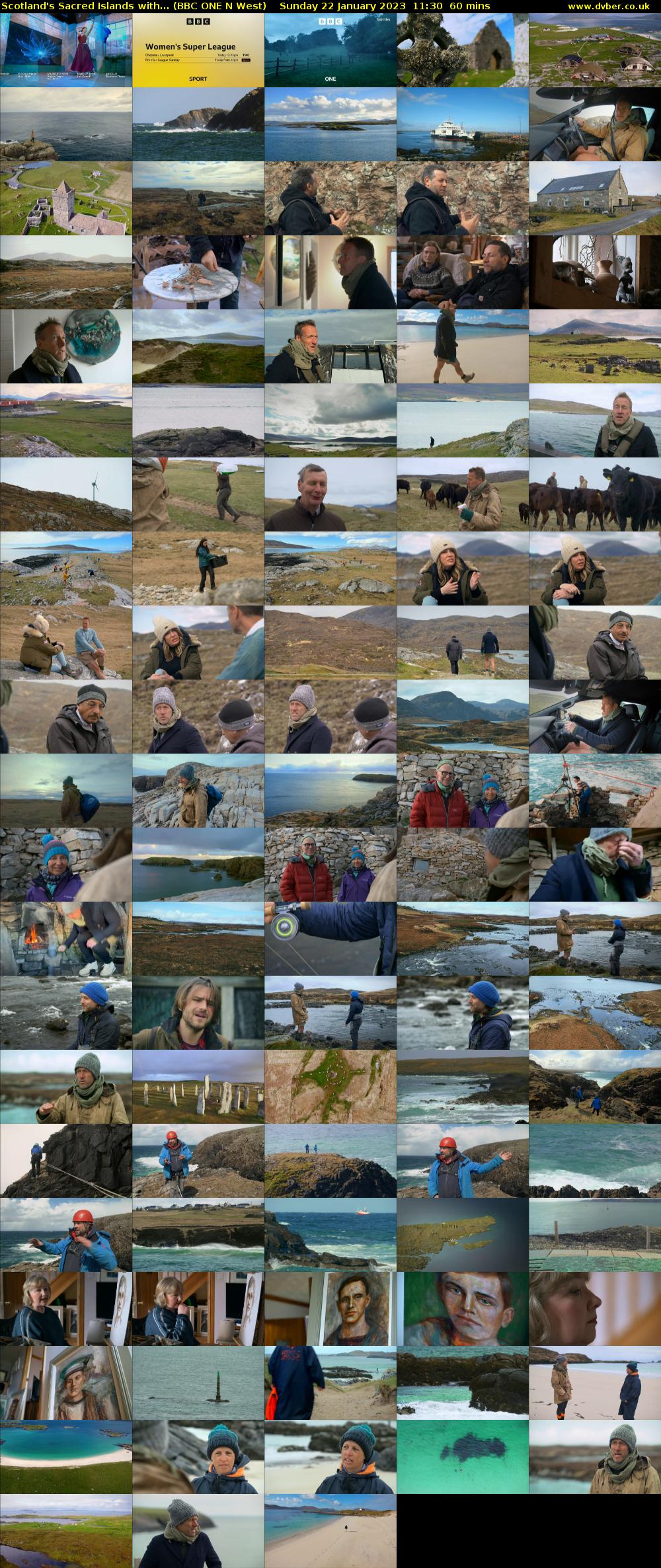 Scotland's Sacred Islands with... (BBC ONE N West) Sunday 22 January 2023 11:30 - 12:30