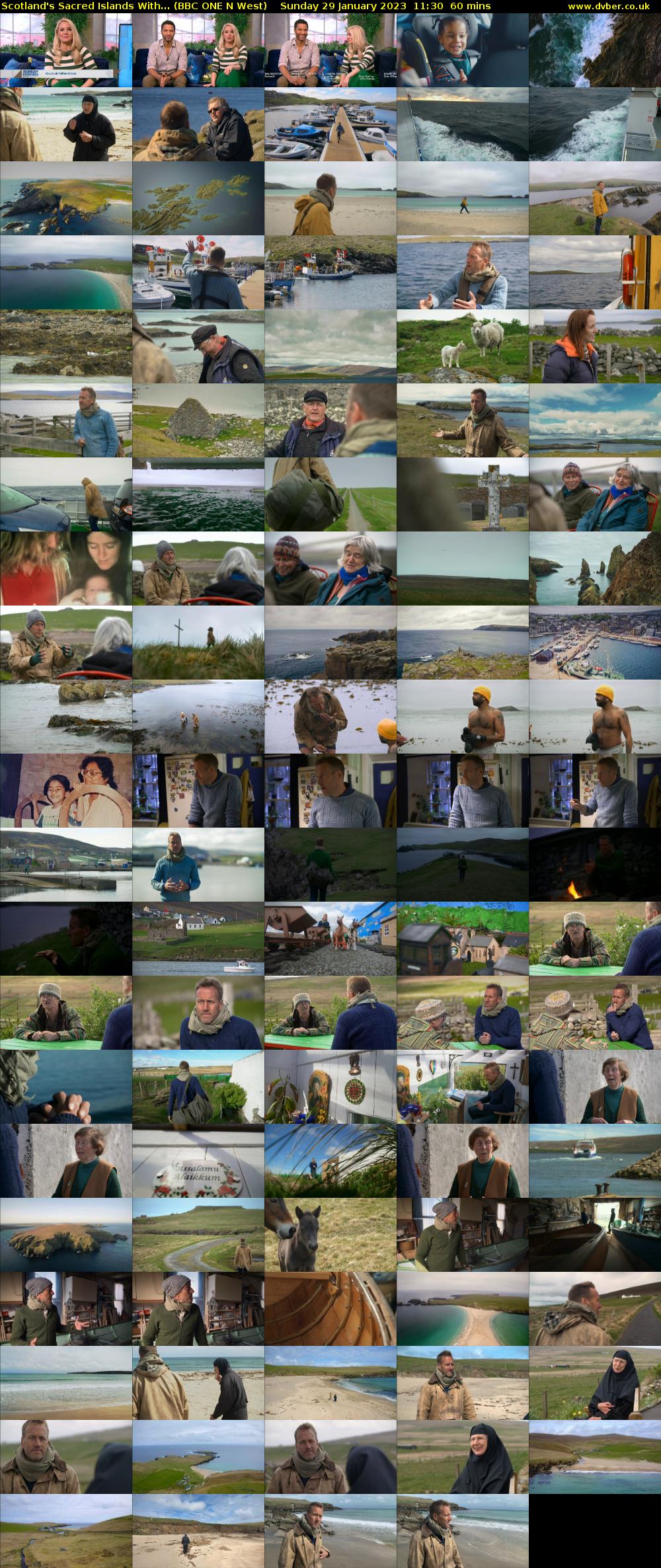 Scotland's Sacred Islands with... (BBC ONE N West) Sunday 29 January 2023 11:30 - 12:30