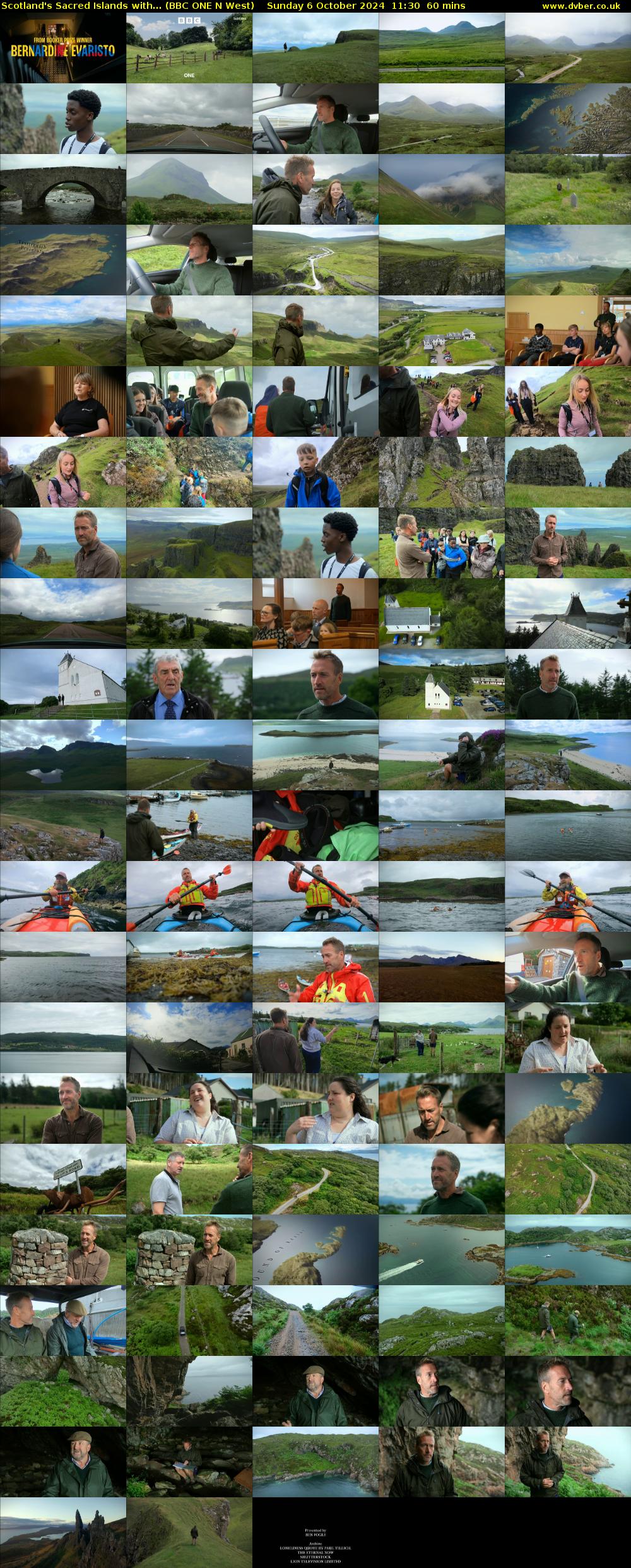 Scotland's Sacred Islands with... (BBC ONE N West) Sunday 6 October 2024 11:30 - 12:30