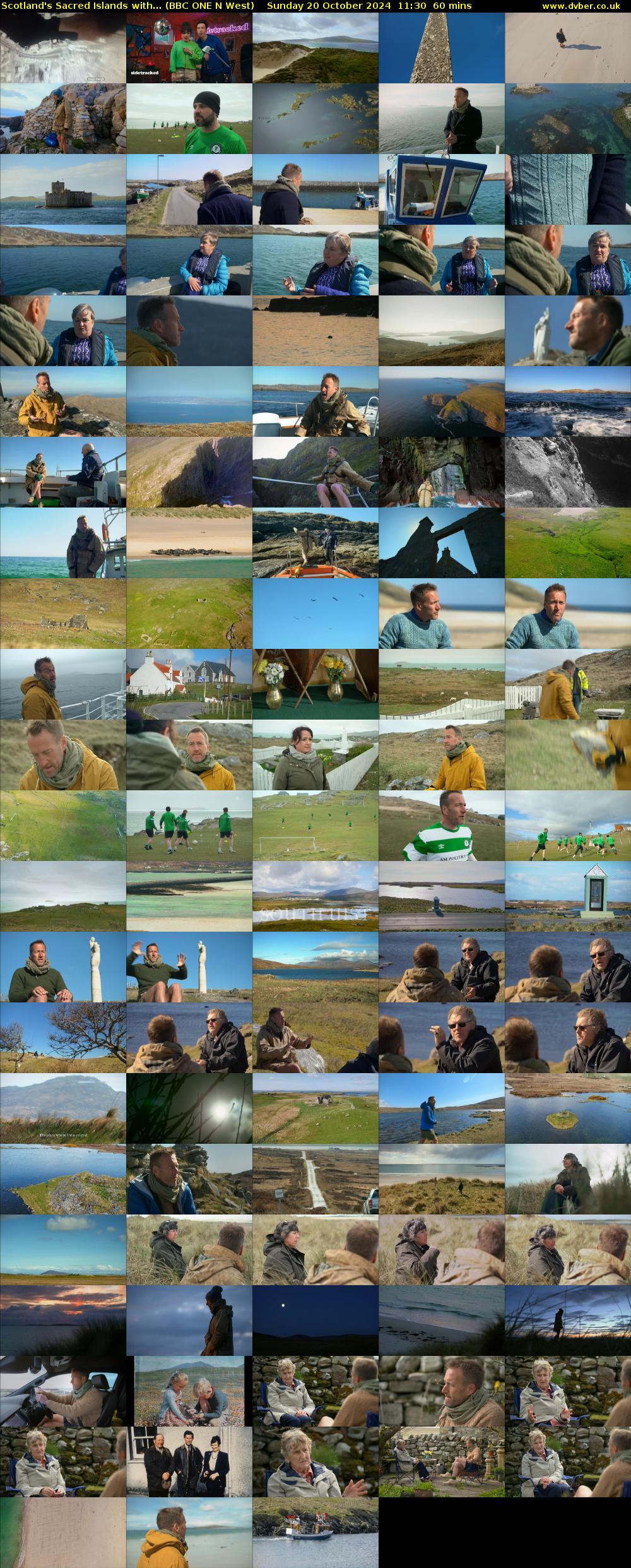 Scotland's Sacred Islands with... (BBC ONE N West) Sunday 20 October 2024 11:30 - 12:30