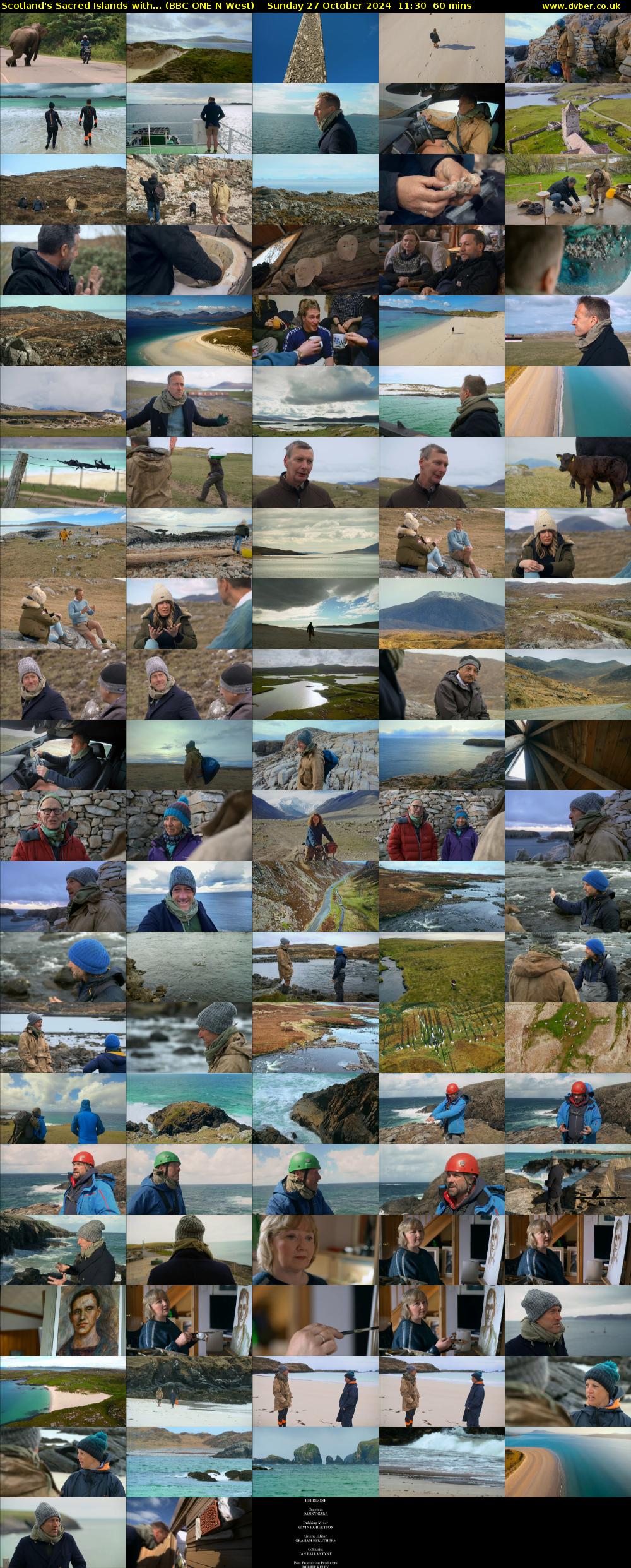 Scotland's Sacred Islands with... (BBC ONE N West) Sunday 27 October 2024 11:30 - 12:30