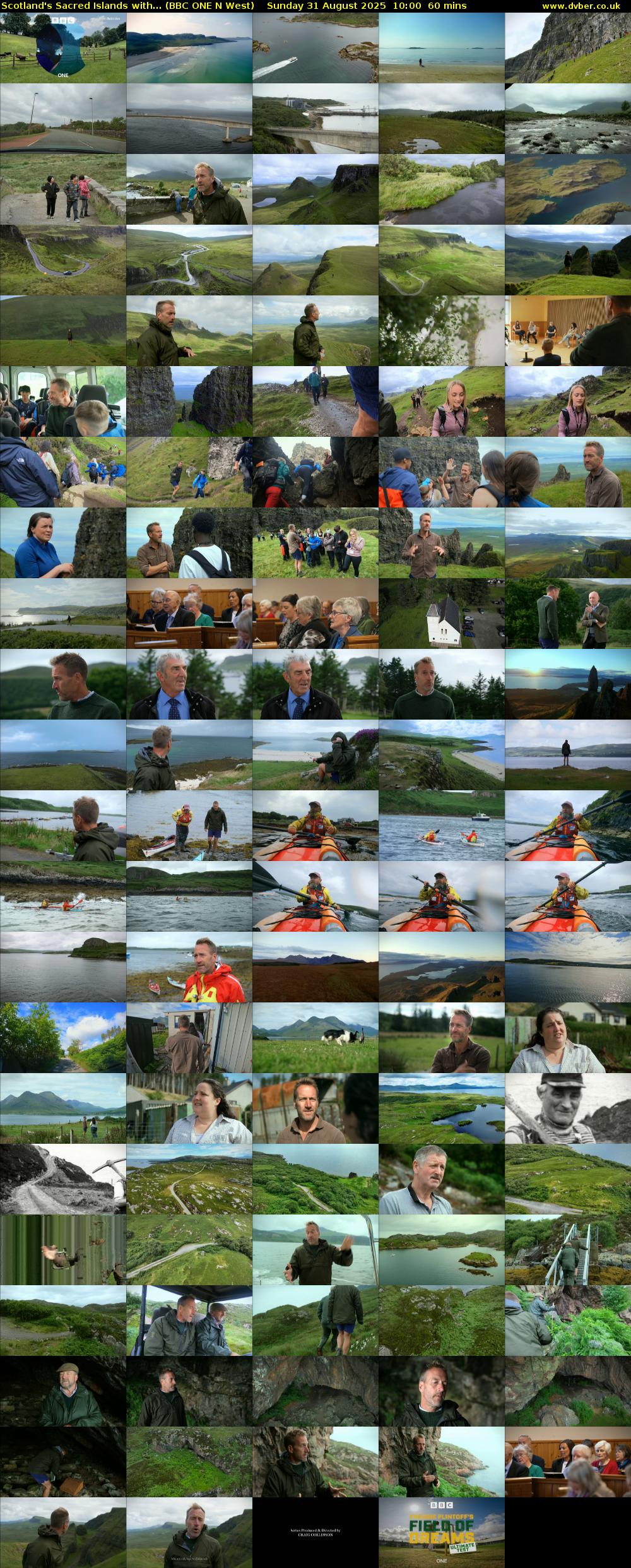 Scotland's Sacred Islands with... (BBC ONE N West) Sunday 31 August 2025 10:00 - 11:00