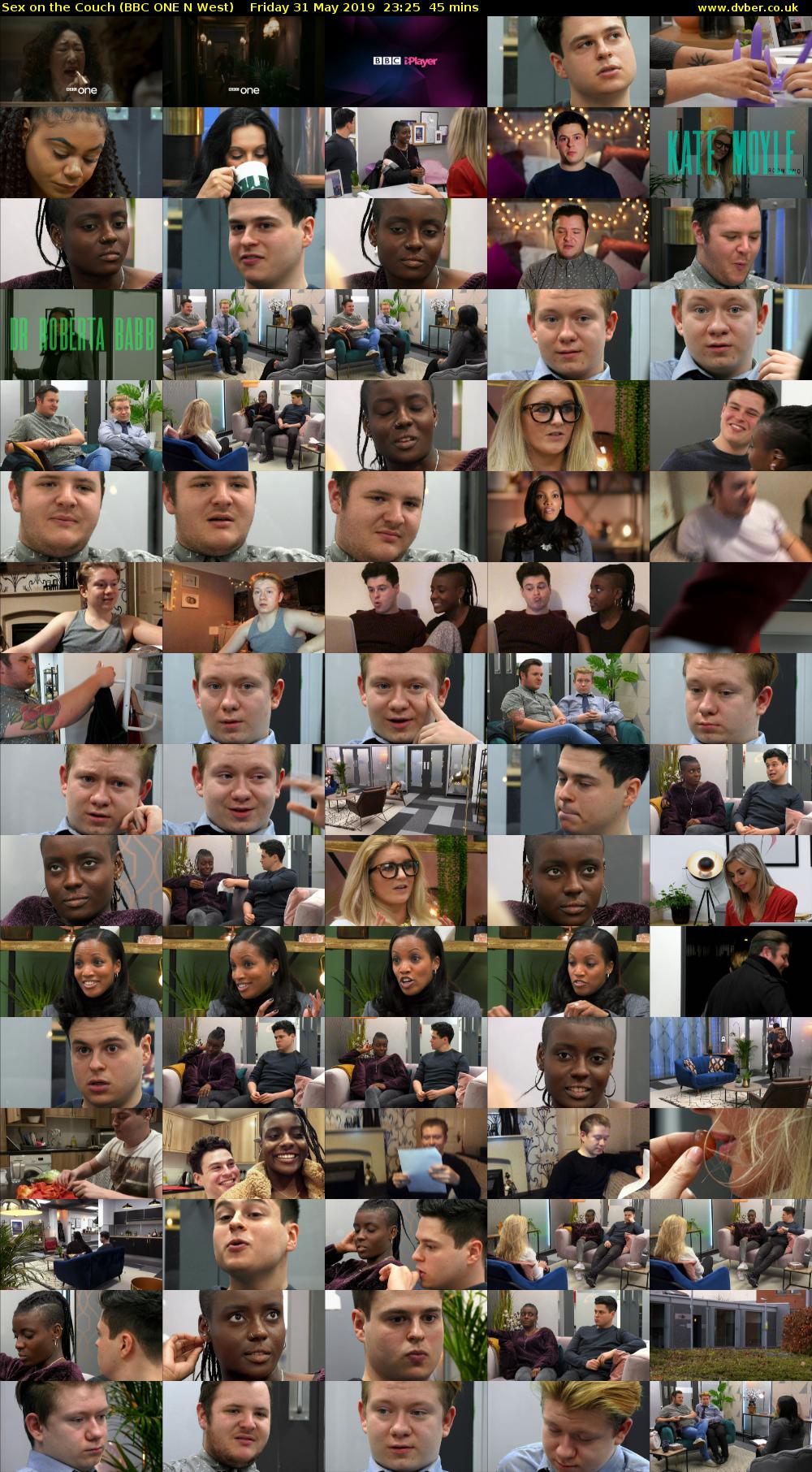 Sex On The Couch (BBC ONE N West) Friday 31 May 2019 23:25 - 00:10