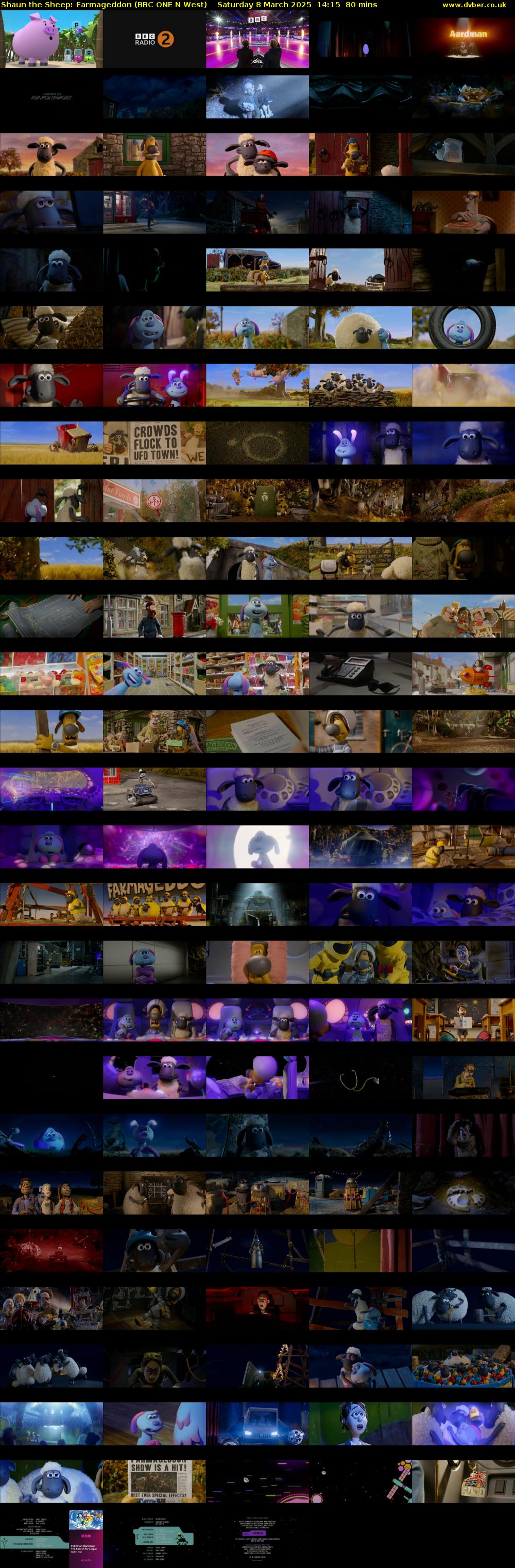 Shaun the Sheep: Farmageddon (BBC ONE N West) Saturday 8 March 2025 14:15 - 15:35