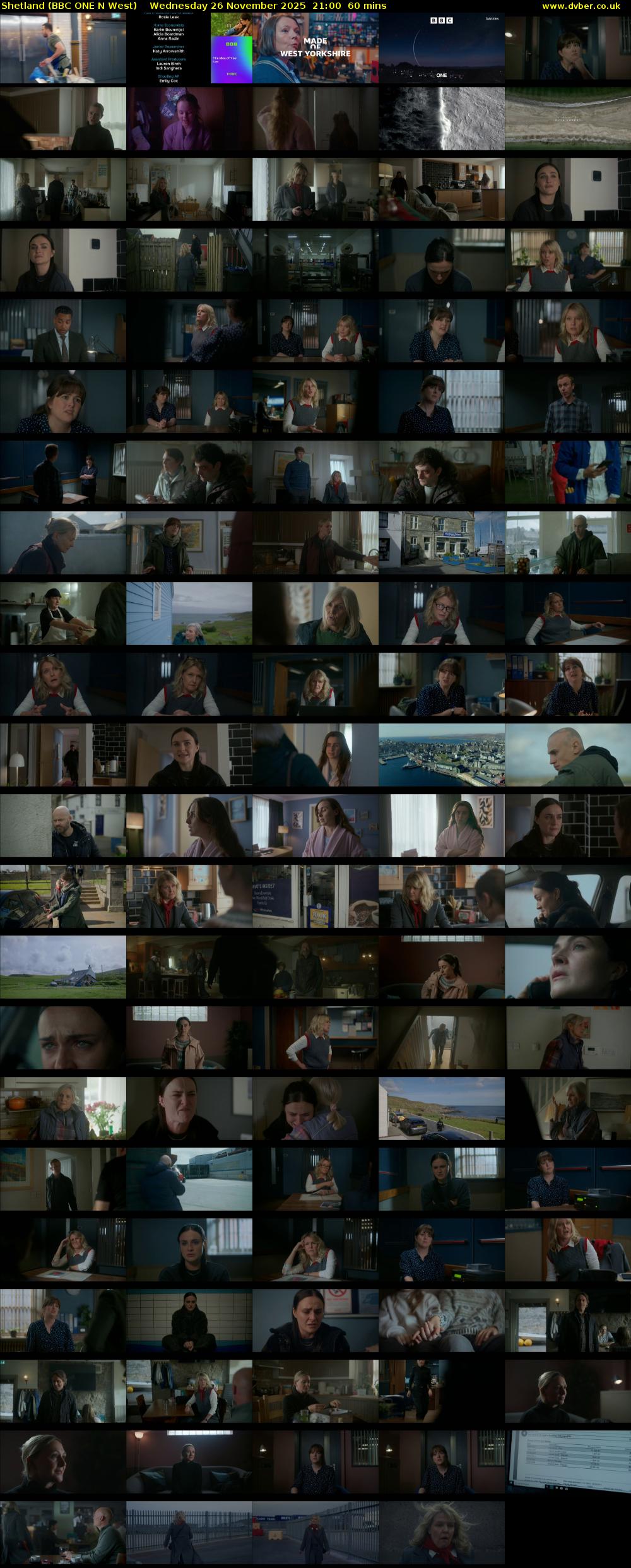 Shetland (BBC ONE N West) Wednesday 26 November 2025 21:00 - 22:00