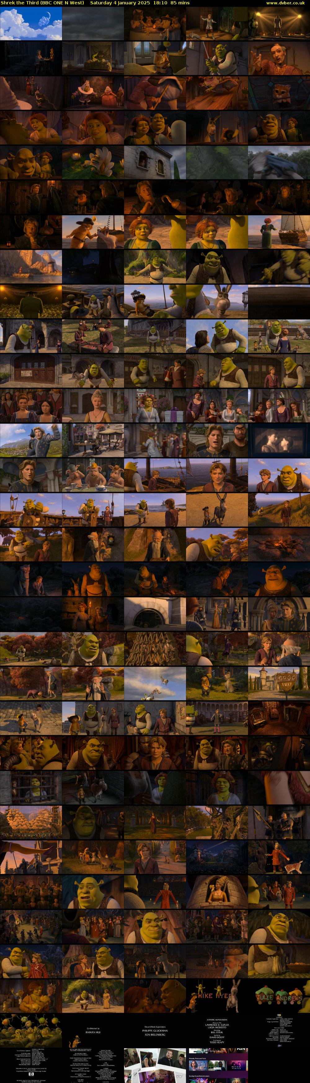 Shrek the Third (BBC ONE N West) Saturday 4 January 2025 18:10 - 19:35