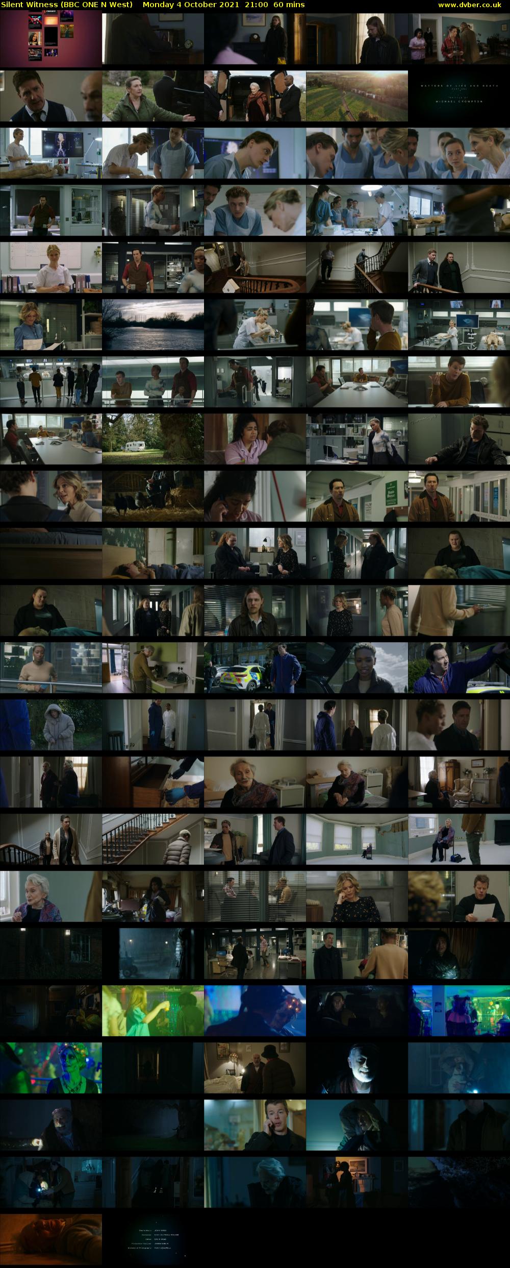 Silent Witness (BBC ONE N West) Monday 4 October 2021 21:00 - 22:00