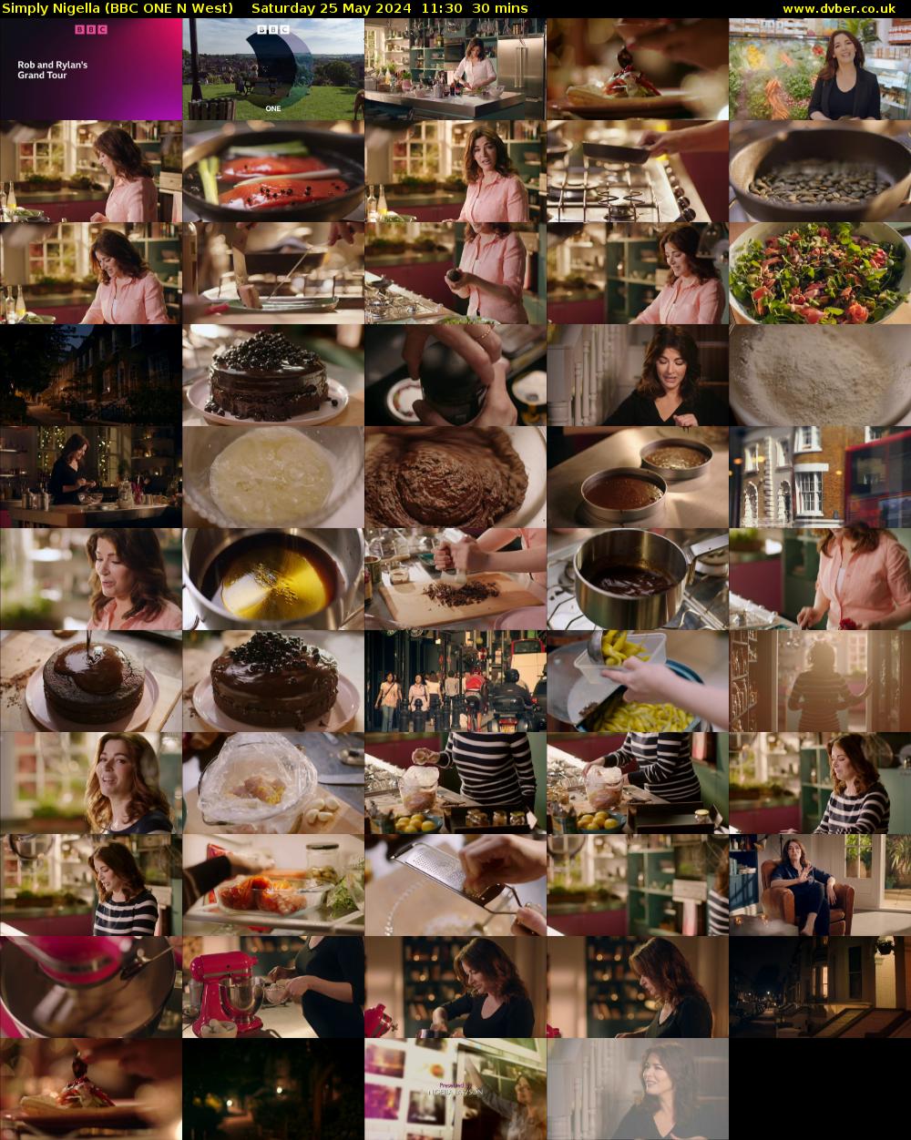 Simply Nigella (BBC ONE N West) Saturday 25 May 2024 11:30 - 12:00