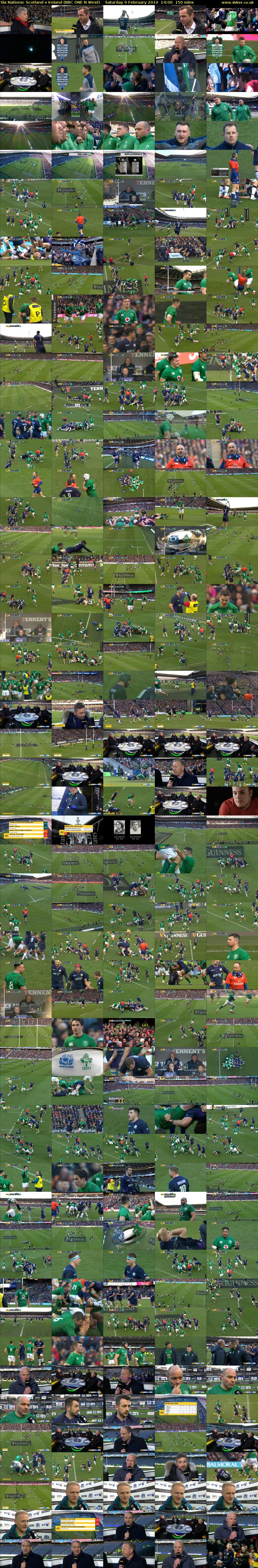 Six Nations: Scotland v Ireland (BBC ONE N West) Saturday 9 February 2019 14:00 - 16:30