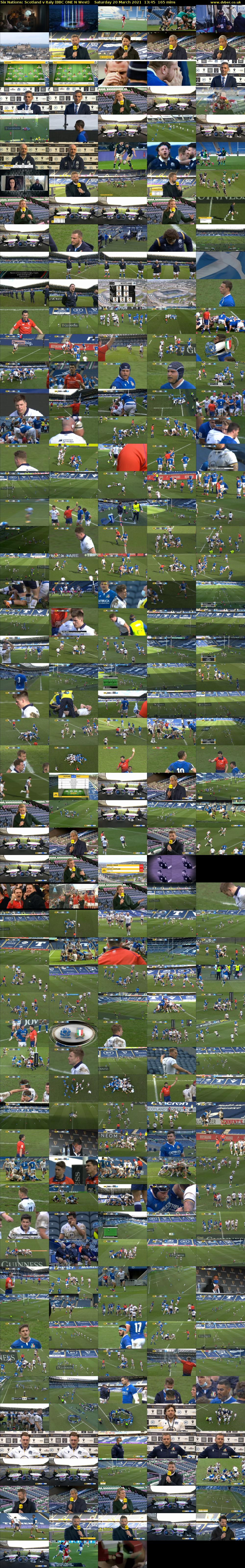 Six Nations: Scotland v Italy (BBC ONE N West) Saturday 20 March 2021 13:45 - 16:30