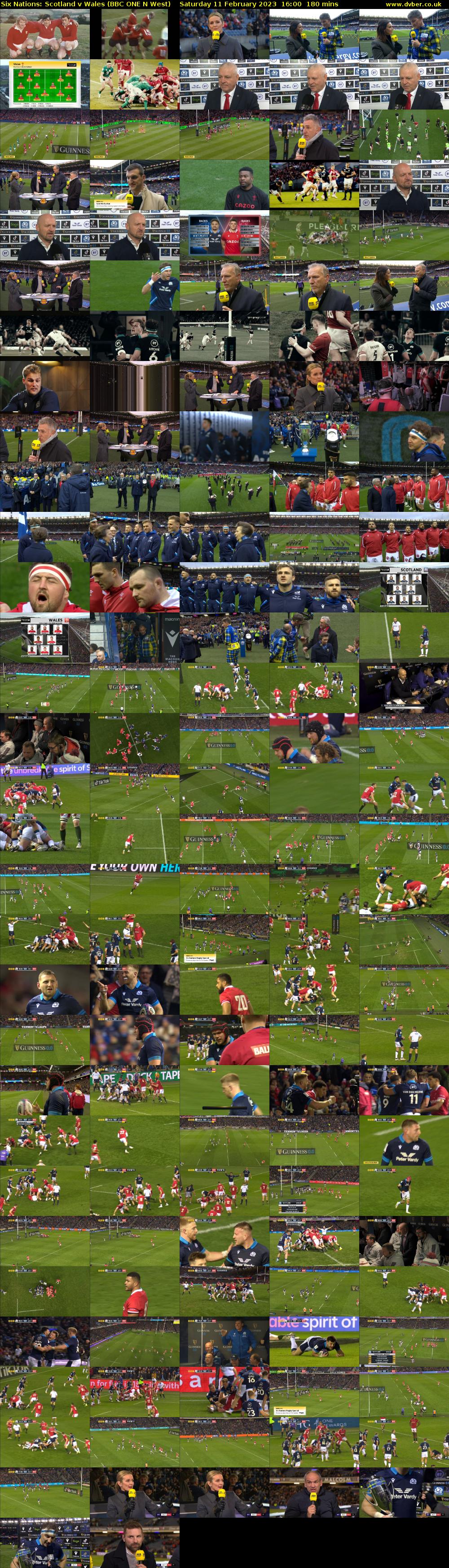 Six Nations: Scotland v Wales (BBC ONE N West) Saturday 11 February 2023 16:00 - 19:00