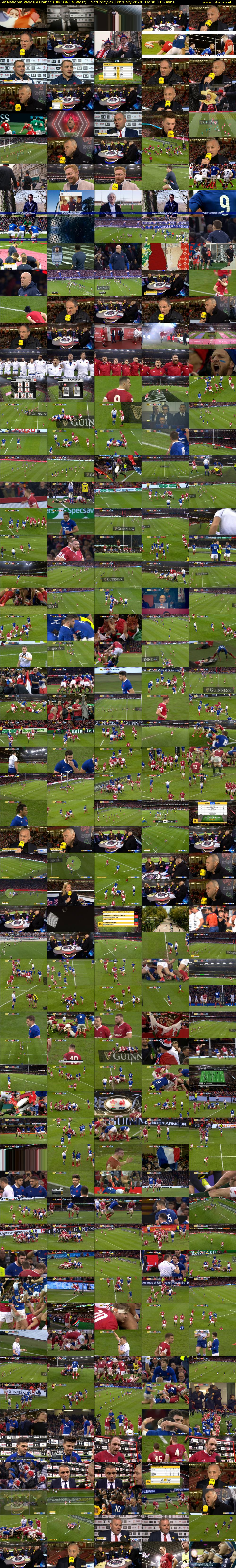 Six Nations: Wales v France (BBC ONE N West) Saturday 22 February 2020 16:00 - 19:05