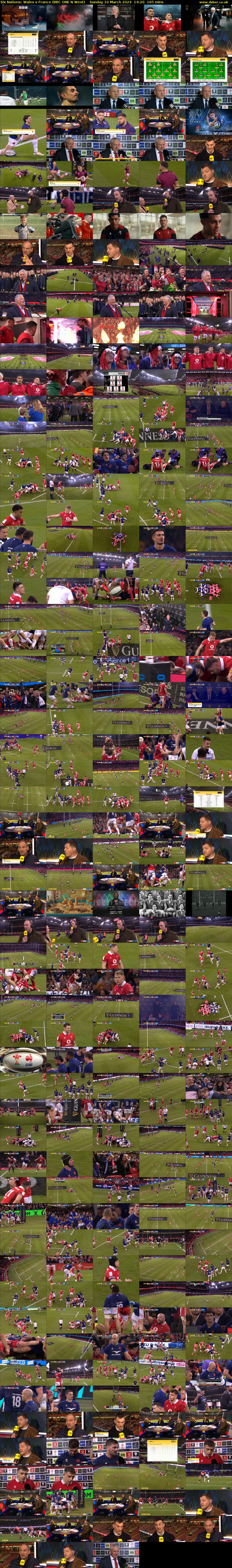 Six Nations: Wales v France (BBC ONE N West) Sunday 10 March 2024 14:20 - 17:05