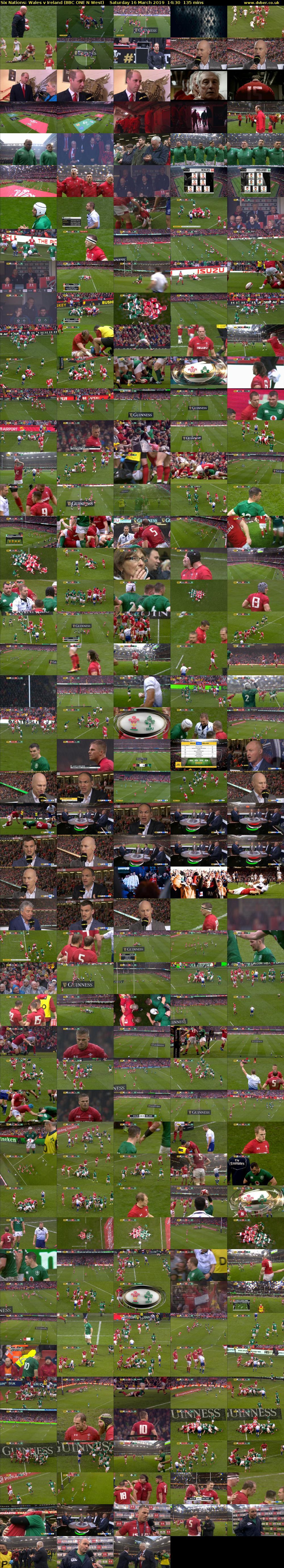 Six Nations: Wales v Ireland (BBC ONE N West) Saturday 16 March 2019 14:30 - 16:45