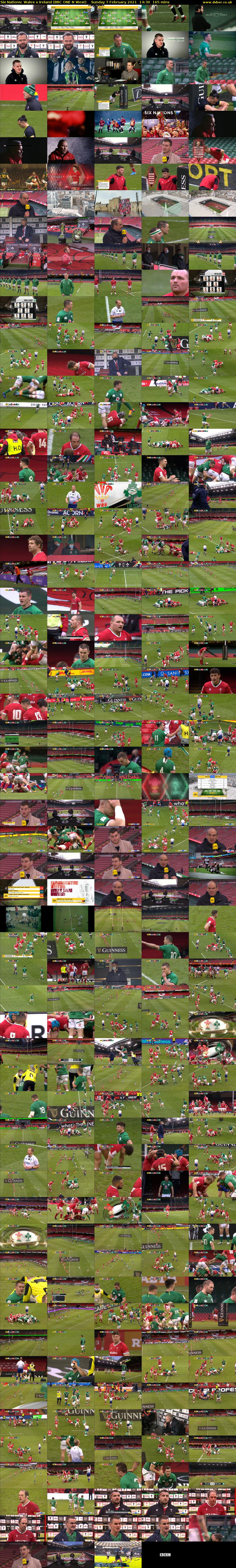 Six Nations: Wales v Ireland (BBC ONE N West) Sunday 7 February 2021 14:30 - 17:15