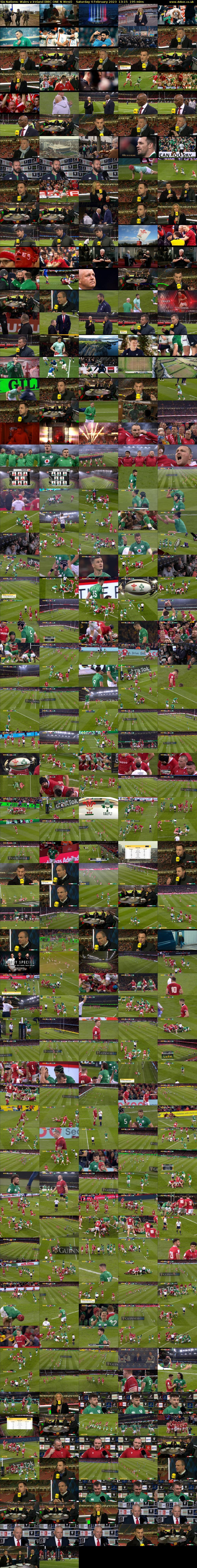 Six Nations: Wales v Ireland (BBC ONE N West) Saturday 4 February 2023 13:15 - 16:30