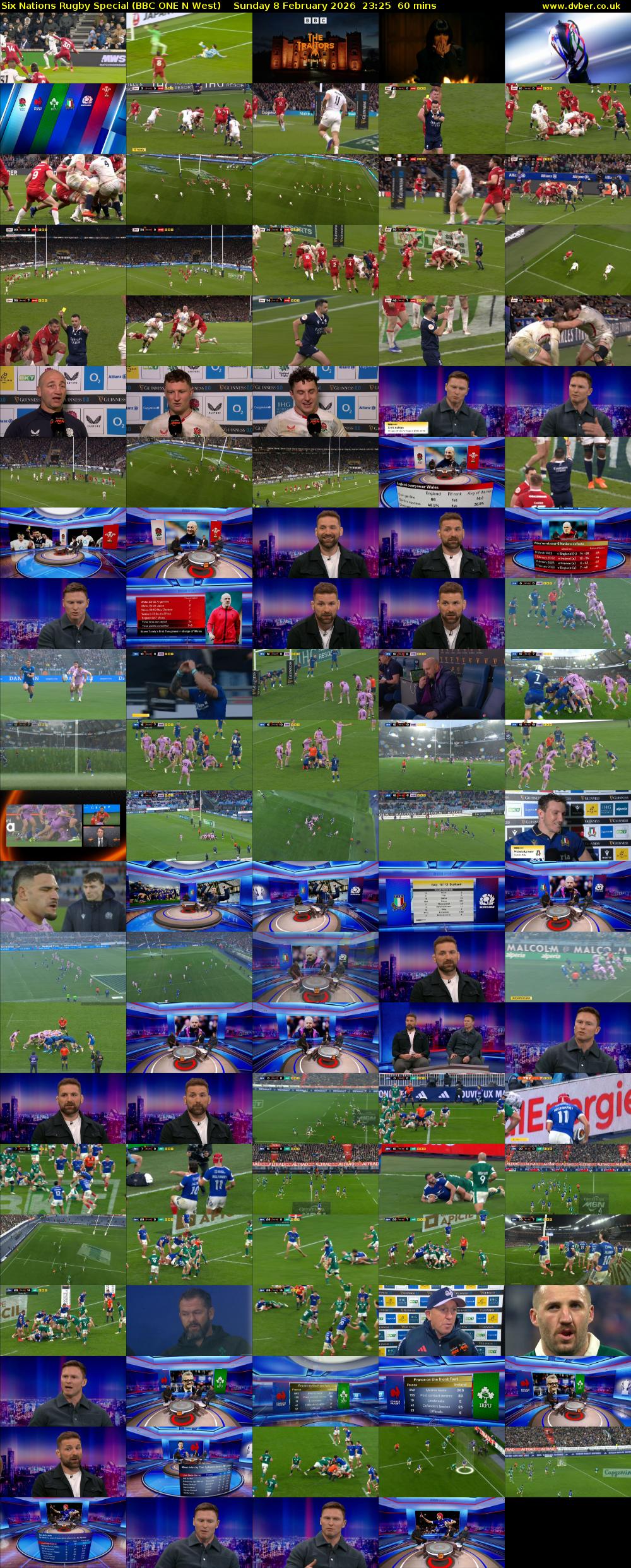 Six Nations Rugby Special (BBC ONE N West) Sunday 8 February 2026 23:25 - 00:25